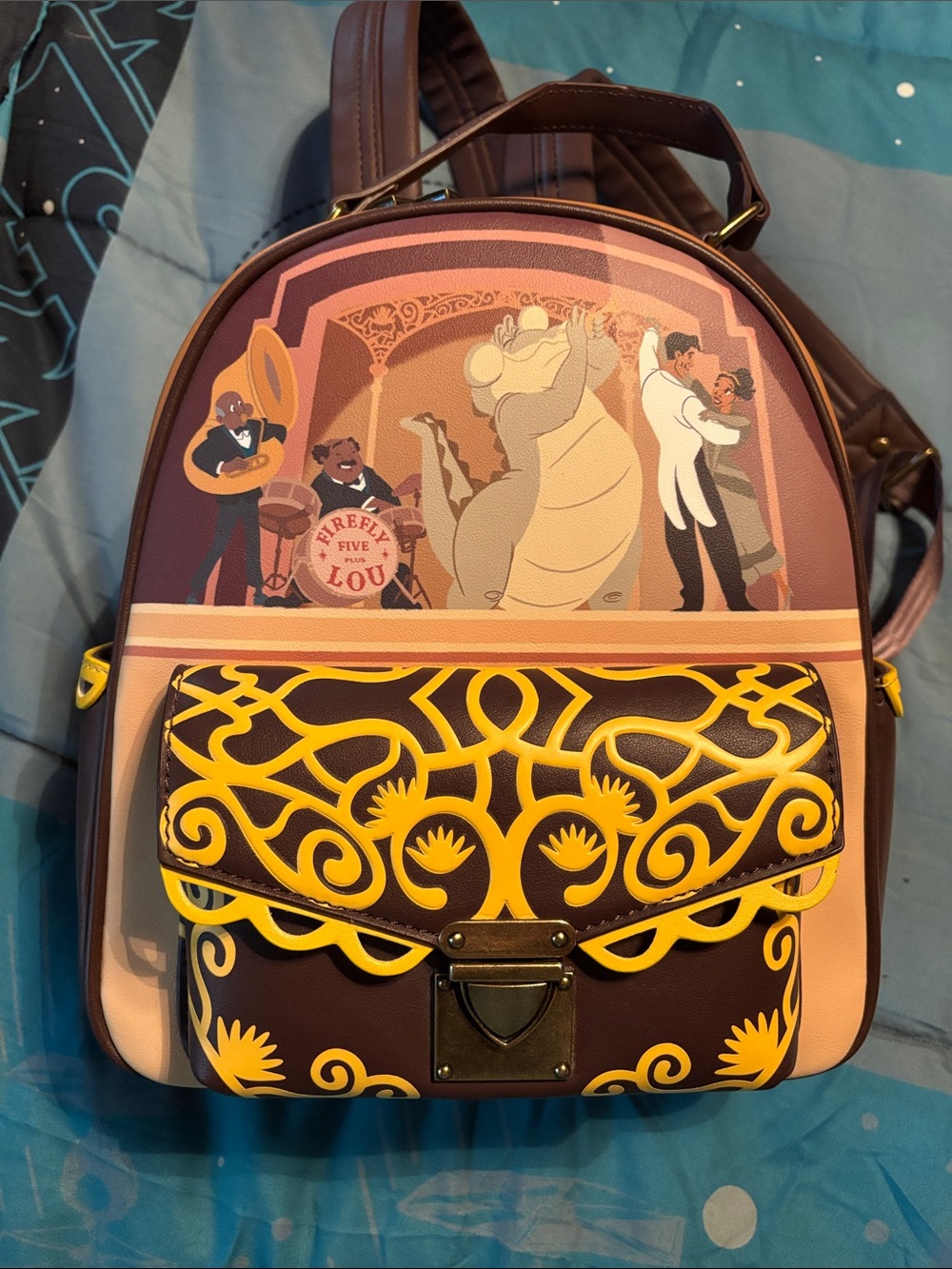 Disney Our Universe Princess and the Frog mini backpack